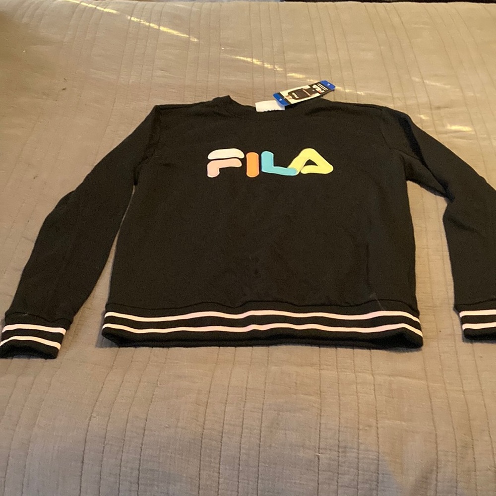 NWT Fila Women's French Terry Crewneck Sweatshirt size L